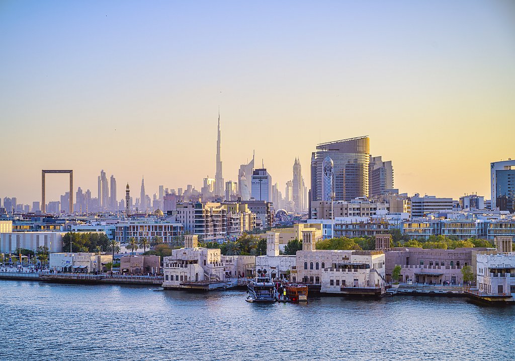 Reise nach Dubai - Blick auf Dubai Creek